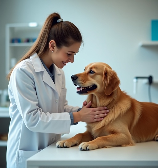 Veterinario ExpressVet atendiendo mascota